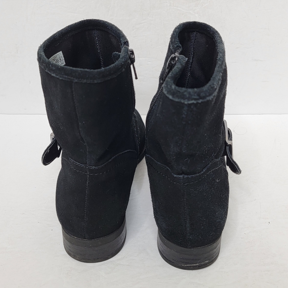 VIONIC Orthaheel Country Crescent Suede Boots Ankle Buckle Size 7.5 - Picture 8 of 14